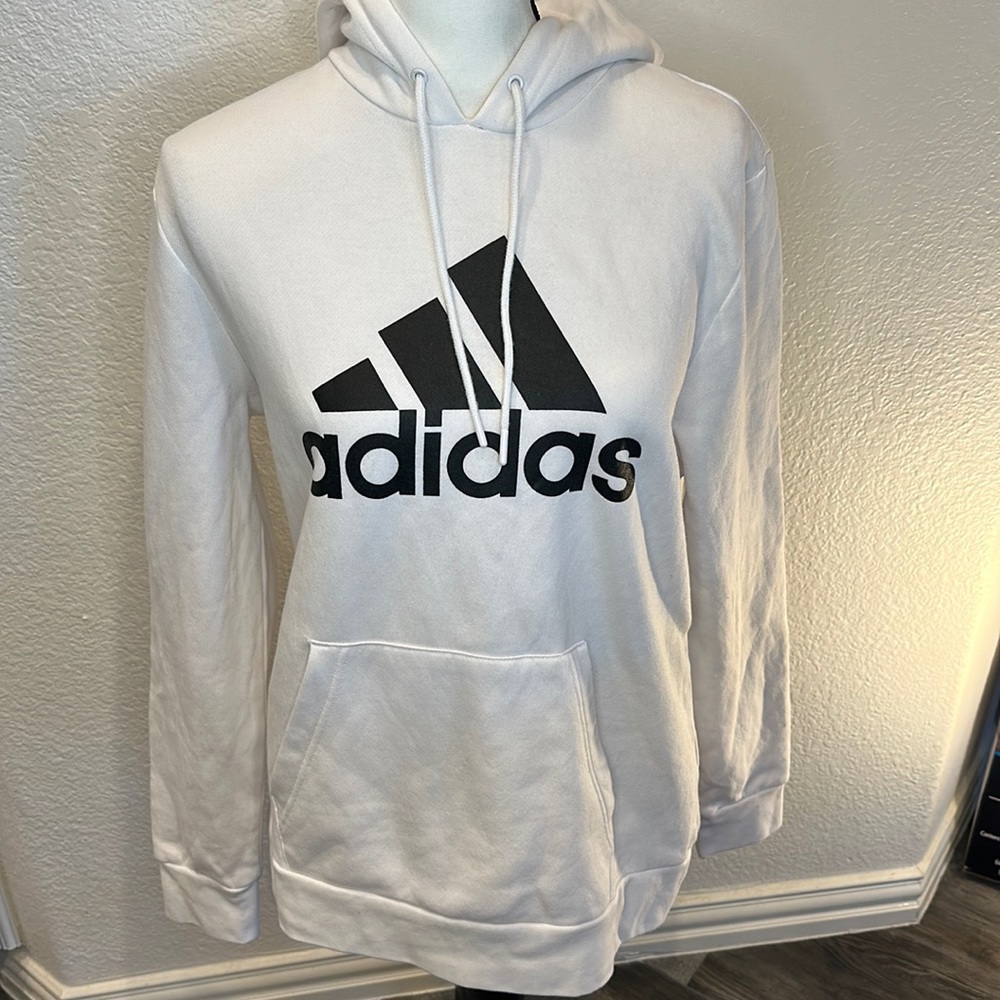 Adidas White Hoodie